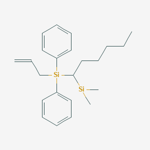 molecular formula C23H33Si2 B14500940 CID 78065074 