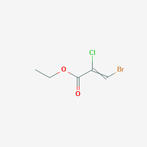 Ethyl 3-bromo-2-chloroprop-2-enoate