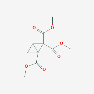 molecular formula C10H12O6 B14500964 Trimethyl bicyclo[1.1.0]butane-1,2,2-tricarboxylate CAS No. 64374-69-2