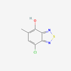 molecular formula C7H5ClN2OS B14500974 7-Chloro-5-methyl-2,1,3-benzothiadiazol-4(1H)-one CAS No. 63008-02-6