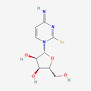 molecular formula C9H12N3O4Se B14500981 CID 92022391 