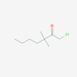 1-Chloro-3,3-dimethylheptan-2-one