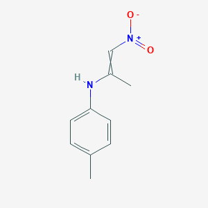 4-Methyl-N-(1-nitroprop-1-en-2-yl)aniline