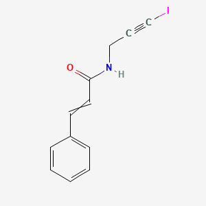 N-(3-Iodoprop-2-YN-1-YL)-3-phenylprop-2-enamide