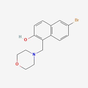 2-Naphthalenol, 6-bromo-1-(4-morpholinylmethyl)-