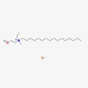 molecular formula C21H46BrNO B14501096 N-Ethyl-N-(2-hydroxyethyl)-N-methylhexadecan-1-aminium bromide CAS No. 63974-85-6