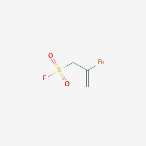 molecular formula C3H4BrFO2S B1450111 2-Bromoprop-2-ene-1-sulfonyl fluoride CAS No. 1936692-86-2