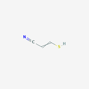 molecular formula C3H3NS B14501181 3-Sulfanylprop-2-enenitrile CAS No. 64263-55-4