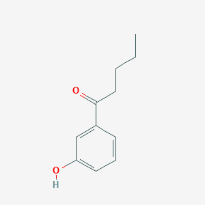 molecular formula C11H14O2 B14501244 1-(3-Hydroxyphenyl)pentan-1-one CAS No. 62810-51-9