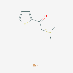 molecular formula C8H11BrOSSe B14501249 Dimethyl[2-oxo-2-(thiophen-2-yl)ethyl]selanium bromide CAS No. 63606-98-4