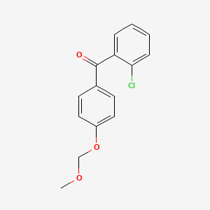 molecular formula C15H13ClO3 B1450126 (2-氯苯基)[4-(甲氧甲氧基)苯基]甲苯酮 CAS No. 938458-62-9