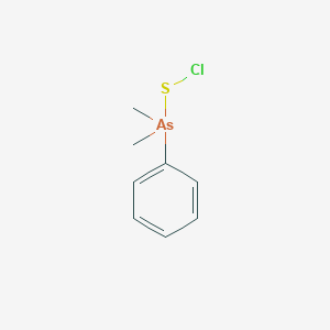 molecular formula C8H11AsClS B14501315 CID 78065198 