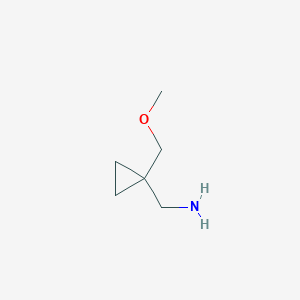molecular formula C6H13NO B1450132 (1-(甲氧基甲基)环丙基)甲胺 CAS No. 883311-83-9