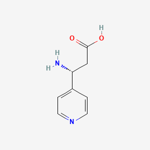 molecular formula C8H10N2O2 B1450135 (R)-3-Amino-3-(pyridin-4-YL)propanoic acid CAS No. 678969-18-1