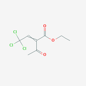 Ethyl 2-acetyl-4,4,4-trichlorobut-2-enoate