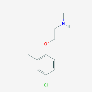 molecular formula C10H14ClNO B1450140 2-(4-Chloro-2-methylphenoxy)-N-methylethanamine CAS No. 915921-50-5