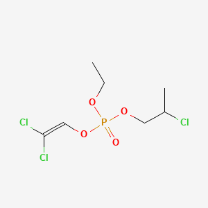 2-Chloropropyl 2,2-dichloroethenyl ethyl phosphate