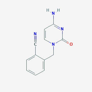 3-Benzyl-6-imino-2-oxo-1,2,3,6-tetrahydro-5-pyrimidinecarbonitrile