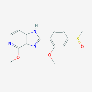 molecular formula C15H15N3O3S B145015 4-Methoxyisomazole CAS No. 127356-07-4