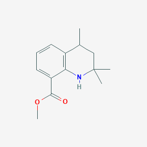 B1450190 Methyl 2,2,4-trimethyl-1,2,3,4-tetrahydroquinoline-8-carboxylate CAS No. 2173116-54-4