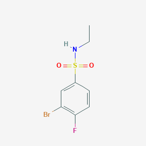 B1450219 3-Bromo-N-ethyl-4-fluorobenzene-1-sulfonamide CAS No. 1864200-34-9