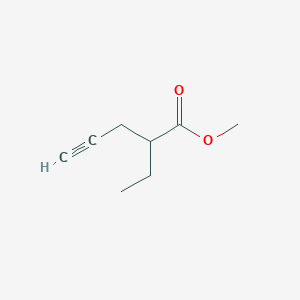 B1450273 Methyl 2-ethylpent-4-ynoate CAS No. 42998-00-5