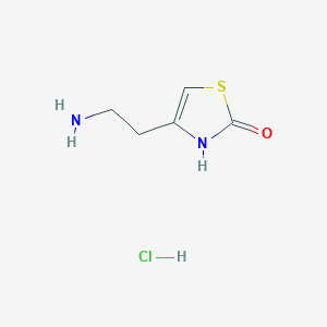 B1450302 4-(2-Aminoethyl)-2,3-dihydro-1,3-thiazol-2-one hydrochloride CAS No. 1796966-31-8