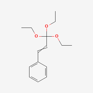 (3,3,3-Triethoxyprop-1-en-1-yl)benzene