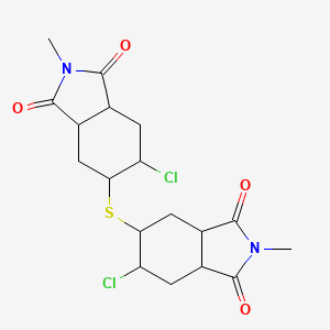 5,5'-Sulfanediylbis(6-chloro-2-methylhexahydro-1H-isoindole-1,3(2H)-dione)