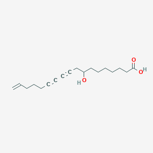 17-Octadecene-10,12-diynoic acid, 8-hydroxy-