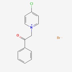 4-Chloro-1-(2-oxo-2-phenylethyl)pyridin-1-ium bromide