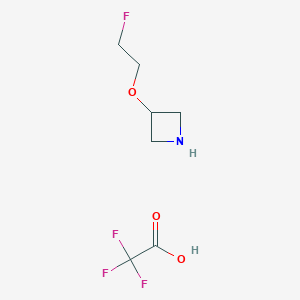 B1450332 3-(2-Fluoroethoxy)azetidine trifluoroacetate salt CAS No. 1401425-82-8