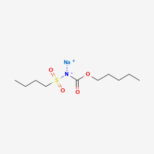 n-Amyl-N-butylsulfonylcarbamate, sodium salt