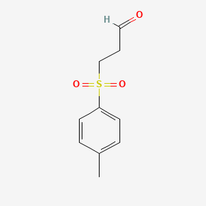 3-(4-Methylbenzene-1-sulfonyl)propanal