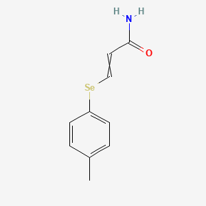 3-[(4-Methylphenyl)selanyl]prop-2-enamide