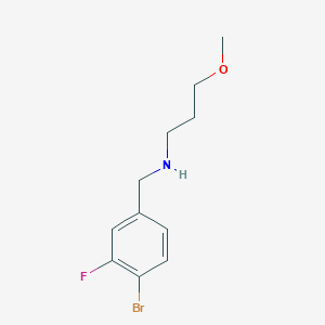 [(4-Bromo-3-fluorophenyl)methyl](3-methoxypropyl)amine