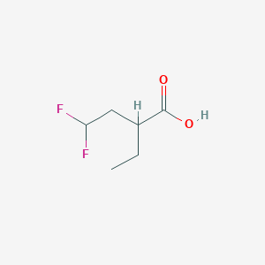 molecular formula C6H10F2O2 B1450403 2-Ethyl-4,4-difluorobutanoic acid CAS No. 1511599-27-1