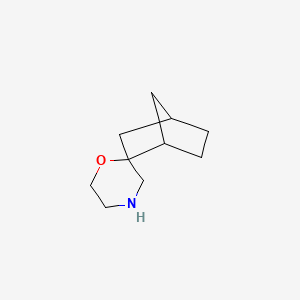 molecular formula C10H17NO B1450417 Spiro[bicyclo[2.2.1]heptane-2,2'-morpholine] CAS No. 1559914-99-6
