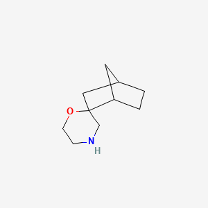 molecular formula C10H17NO B1450417 螺[双环[2.2.1]庚烷-2,2'-吗啉] CAS No. 1559914-99-6