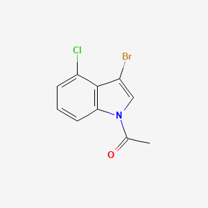 molecular formula C10H7BrClNO B1450452 1-Acetyl-3-bromo-4-chloroindole CAS No. 1375064-70-2