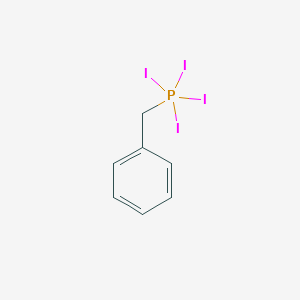 B14504556 Benzyl(tetraiodo)-lambda~5~-phosphane CAS No. 63574-39-0