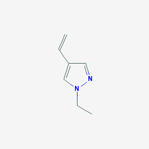 molecular formula C7H10N2 B1450457 1-ethyl-4-vinyl-1H-pyrazole CAS No. 1525353-63-2