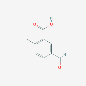 molecular formula C9H8O3 B1450477 5-甲酰-2-甲基苯甲酸 CAS No. 105650-34-8
