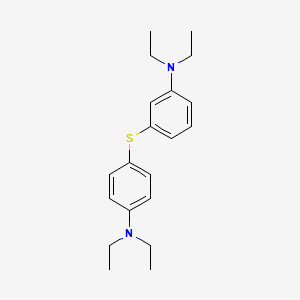 3-{[4-(Diethylamino)phenyl]sulfanyl}-N,N-diethylaniline