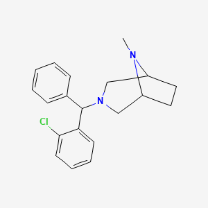 3-(o-Chlorodiphenylmethyl)-8-methyl-3,8-diazabicyclo(3.2.1)octane