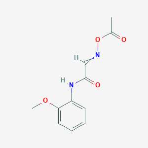 2-[(Acetyloxy)imino]-N-(2-methoxyphenyl)acetamide