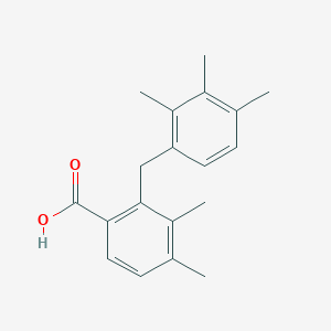 3,4-Dimethyl-2-[(2,3,4-trimethylphenyl)methyl]benzoic acid