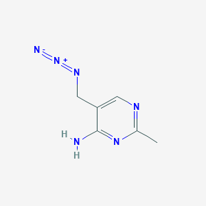 molecular formula C6H8N6 B14504961 5-(Azidomethyl)-2-Methylpyrimidin-4-Amine CAS No. 63423-50-7