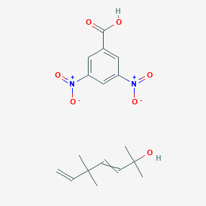 3,5-Dinitrobenzoic acid;2,5,5-trimethylhepta-3,6-dien-2-ol