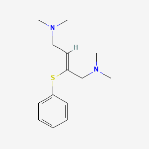 2-Butene, 1,4-bis(dimethylamino)-2-(phenylthio)-